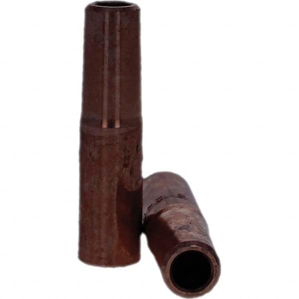 Tuffaloy - Spot Welder Tips For Use With: 4RW Electrode Holder Type: Straight Tip C Nose (Flat) - Eagle Tool & Supply