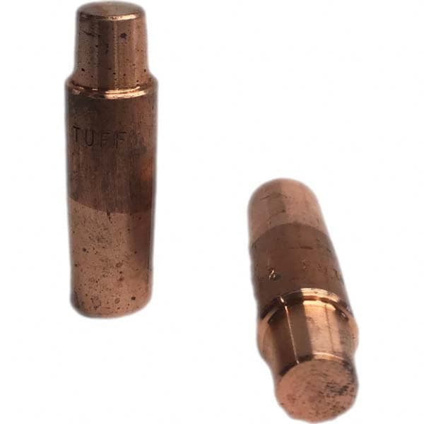 Tuffaloy - Spot Welder Tips For Use With: 5RW Electrode Holder Type: Straight Shank for 5RW Female Cap - Eagle Tool & Supply