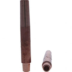 Tuffaloy - Spot Welder Tips For Use With: 4RW Electrode Holder Type: Straight Shank for 4RW Female Cap - Eagle Tool & Supply