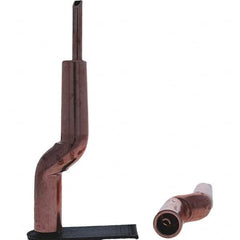 Tuffaloy - Spot Welder Tips For Use With: 4RW Electrode Holder Type: Bent Shank for 4RW Male Cap - Eagle Tool & Supply