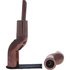 Tuffaloy - Spot Welder Tips For Use With: 5RW Electrode Holder Type: Bent Shank for 5RW Male Cap - Eagle Tool & Supply