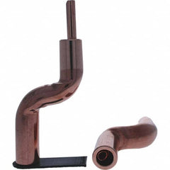 Tuffaloy - Spot Welder Tips For Use With: 5RW Electrode Holder Type: Bent Shank for 5RW Male Cap - Eagle Tool & Supply