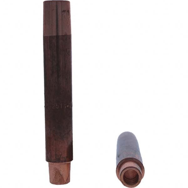 Tuffaloy - Spot Welder Tips For Use With: 5RW Electrode Holder Type: Straight Shank for 5RW Female Cap - Eagle Tool & Supply