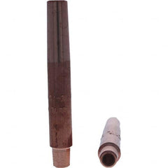 Tuffaloy - Spot Welder Tips For Use With: 4RW Electrode Holder Type: Straight Shank for 4RW Female Cap - Eagle Tool & Supply
