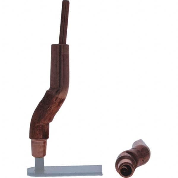 Tuffaloy - Spot Welder Tips For Use With: 4RW Electrode Holder Type: Bent Shank for 4RW Female Cap - Eagle Tool & Supply
