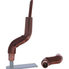 Tuffaloy - Spot Welder Tips For Use With: 4RW Electrode Holder Type: Bent Shank for 4RW Female Cap - Eagle Tool & Supply