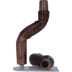 Tuffaloy - Spot Welder Tips For Use With: 4RW Electrode Holder Type: Bent Shank for 4RW Female Cap - Eagle Tool & Supply