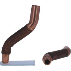 Tuffaloy - Spot Welder Tips For Use With: 4RW Electrode Holder Type: Bent Shank for 4RW Female Cap - Eagle Tool & Supply