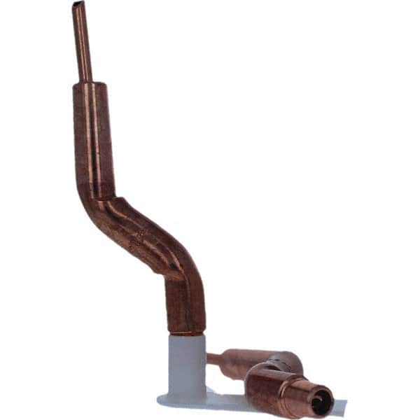 Tuffaloy - Spot Welder Tips For Use With: 4RW Electrode Holder Type: Bent Shank for 4RW Female Cap - Eagle Tool & Supply