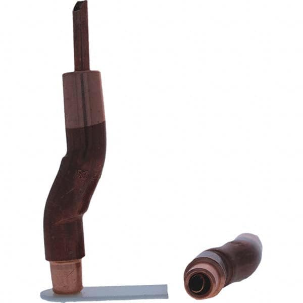 Tuffaloy - Spot Welder Tips For Use With: 5RW Electrode Holder Type: Bent Shank for 5RW Female Cap - Eagle Tool & Supply