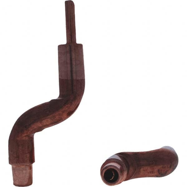 Tuffaloy - Spot Welder Tips For Use With: 5RW Electrode Holder Type: Bent Shank for 5RW Female Cap - Eagle Tool & Supply