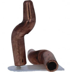 Tuffaloy - Spot Welder Tips For Use With: 4RW Electrode Holder Type: Double Bend Tip A Nose (Pointed) - Eagle Tool & Supply