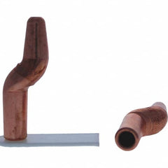 Tuffaloy - Spot Welder Tips For Use With: 4RW Electrode Holder Type: Double Bend Tip A Nose (Pointed) - Eagle Tool & Supply