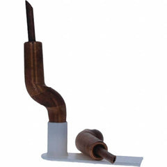 Tuffaloy - Spot Welder Tips For Use With: 4RW Electrode Holder Type: Double Bend Tip A Nose (Pointed) - Eagle Tool & Supply