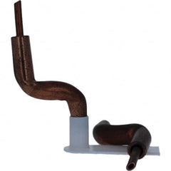 Tuffaloy - Spot Welder Tips For Use With: 4RW Electrode Holder Type: Double Bend Tip A Nose (Pointed) - Eagle Tool & Supply