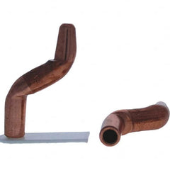 Tuffaloy - Spot Welder Tips For Use With: 4RW Electrode Holder Type: Double Bend Tip A Nose (Pointed) - Eagle Tool & Supply