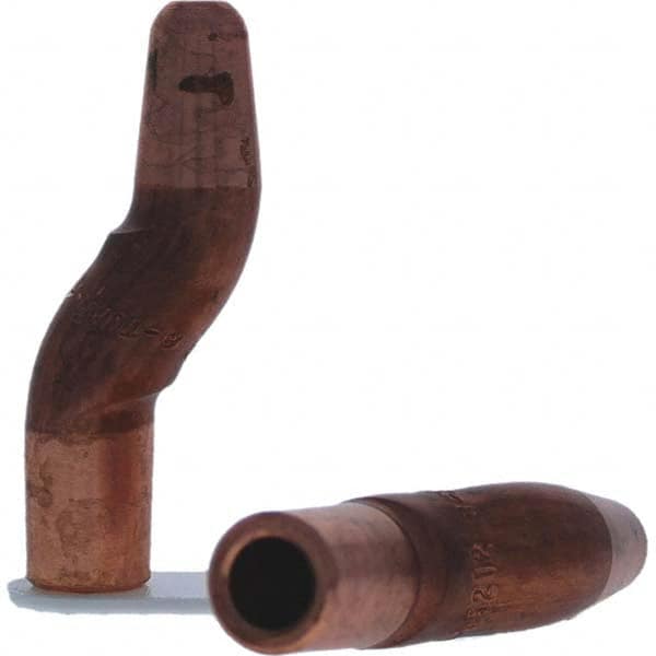 Tuffaloy - Spot Welder Tips For Use With: 5RW Electrode Holder Type: Double Bend Tip A Nose (Pointed) - Eagle Tool & Supply