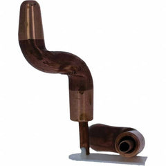 Tuffaloy - Spot Welder Tips For Use With: 5RW Electrode Holder Type: Double Bend Tip A Nose (Pointed) - Eagle Tool & Supply