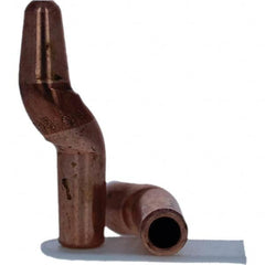 Tuffaloy - Spot Welder Tips For Use With: 4RW Electrode Holder Type: Double Bend Tip A Nose (Pointed) - Eagle Tool & Supply