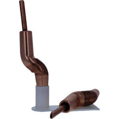 Tuffaloy - Spot Welder Tips For Use With: 4RW Electrode Holder Type: Double Bend Tip A Nose (Pointed) - Eagle Tool & Supply