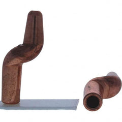 Tuffaloy - Spot Welder Tips For Use With: 4RW Electrode Holder Type: Double Bend Tip A Nose (Pointed) - Eagle Tool & Supply