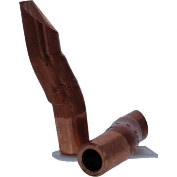 Tuffaloy - Spot Welder Tips For Use With: 5RW Electrode Holder Type: Double Bend Tip D Nose (Offset) - Eagle Tool & Supply