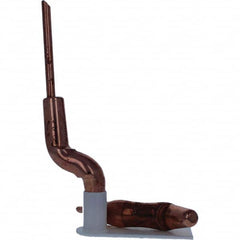 Tuffaloy - Spot Welder Tips For Use With: 4RW Electrode Holder Type: Double Bend Tip A Nose (Pointed) - Eagle Tool & Supply
