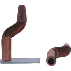 Tuffaloy - Spot Welder Tips For Use With: 4RW Electrode Holder Type: Double Bend Tip A Nose (Pointed) - Eagle Tool & Supply