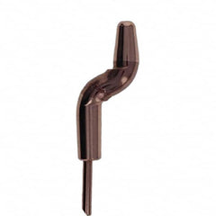 Tuffaloy - Spot Welder Tips For Use With: 4RW Electrode Holder Type: Double Bend Tip A Nose (Pointed) - Eagle Tool & Supply
