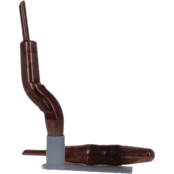 Tuffaloy - Spot Welder Tips For Use With: 4RW Electrode Holder Type: Double Bend Tip A Nose (Pointed) - Eagle Tool & Supply