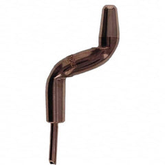 Tuffaloy - Spot Welder Tips For Use With: 4RW Electrode Holder Type: Double Bend Tip A Nose (Pointed) - Eagle Tool & Supply