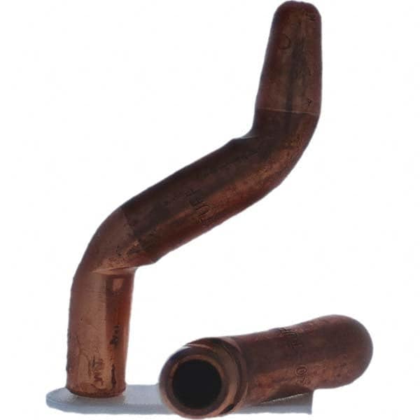 Tuffaloy - Spot Welder Tips For Use With: 4RW Electrode Holder Type: Double Bend Tip A Nose (Pointed) - Eagle Tool & Supply