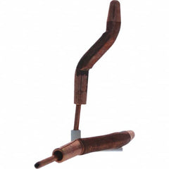 Tuffaloy - Spot Welder Tips For Use With: 4RW Electrode Holder Type: Double Bend Tip A Nose (Pointed) - Eagle Tool & Supply