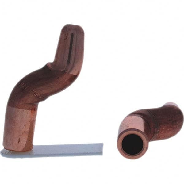 Tuffaloy - Spot Welder Tips For Use With: 5RW Electrode Holder Type: Double Bend Tip A Nose (Pointed) - Eagle Tool & Supply