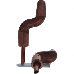 Tuffaloy - Spot Welder Tips For Use With: 5RW Electrode Holder Type: Double Bend Tip A Nose (Pointed) - Eagle Tool & Supply