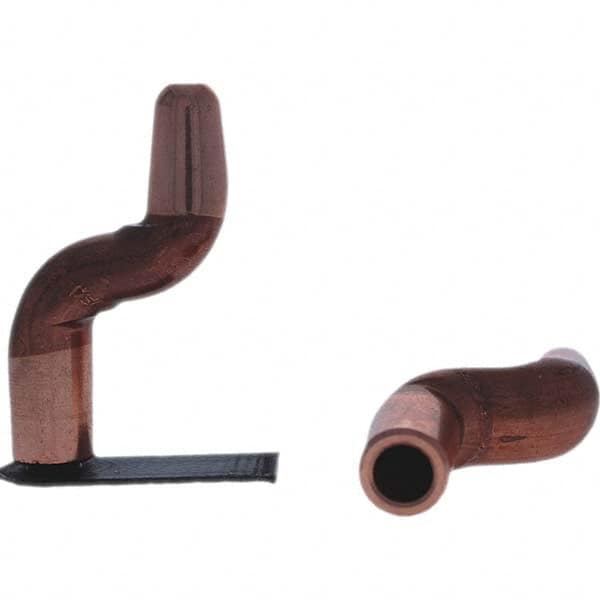 Tuffaloy - Spot Welder Tips For Use With: 5RW Electrode Holder Type: Double Bend Tip A Nose (Pointed) - Eagle Tool & Supply