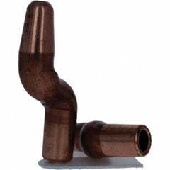 Tuffaloy - Spot Welder Tips For Use With: 5RW Electrode Holder Type: Double Bend Tip A Nose (Pointed) - Eagle Tool & Supply