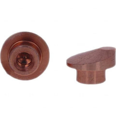 Tuffaloy - Spot Welder Tips For Use With: Socket Or Paddle Type Holder Type: Socket Tip D Nose (Offset) - Eagle Tool & Supply