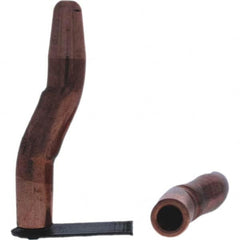 Tuffaloy - Spot Welder Tips For Use With: 5RW Electrode Holder Type: Double Bend Tip A Nose (Pointed) - Eagle Tool & Supply