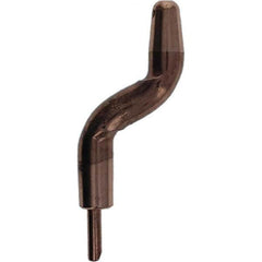 Tuffaloy - Spot Welder Tips For Use With: 5RW Electrode Holder Type: Double Bend Tip A Nose (Pointed) - Eagle Tool & Supply