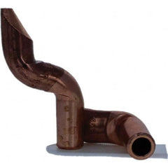 Tuffaloy - Spot Welder Tips For Use With: 4RW Electrode Holder Type: Double Bend Tip D Nose (Offset) - Eagle Tool & Supply