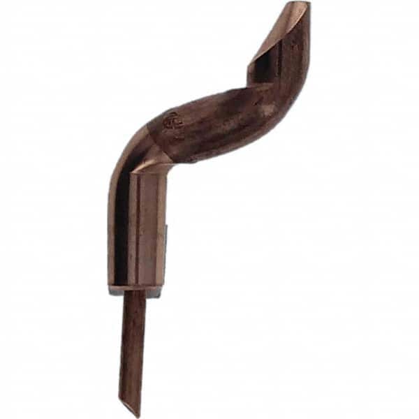 Tuffaloy - Spot Welder Tips For Use With: 4RW Electrode Holder Type: Double Bend Tip D Nose (Offset) - Eagle Tool & Supply