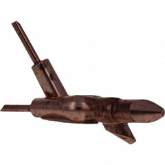 Tuffaloy - Spot Welder Tips For Use With: 4RW Electrode Holder Type: Double Bend Tip D Nose (Offset) - Eagle Tool & Supply