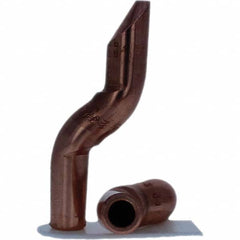 Tuffaloy - Spot Welder Tips For Use With: 4RW Electrode Holder Type: Double Bend Tip D Nose (Offset) - Eagle Tool & Supply