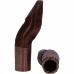 Tuffaloy - Spot Welder Tips For Use With: 4RW Electrode Holder Type: Double Bend Tip D Nose (Offset) - Eagle Tool & Supply