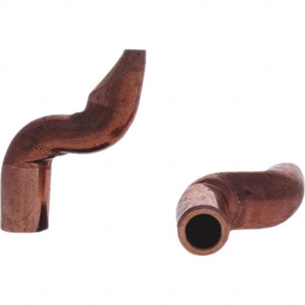 Tuffaloy - Spot Welder Tips For Use With: 4RW Electrode Holder Type: Double Bend Tip D Nose (Offset) - Eagle Tool & Supply