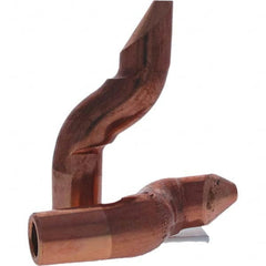 Tuffaloy - Spot Welder Tips For Use With: 5RW Electrode Holder Type: Double Bend Tip D Nose (Offset) - Eagle Tool & Supply