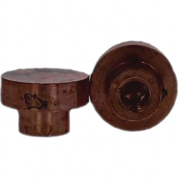 Tuffaloy - Spot Welder Tips For Use With: Socket Or Paddle Type Holder Type: Socket Tip C Nose (Flat) - Eagle Tool & Supply