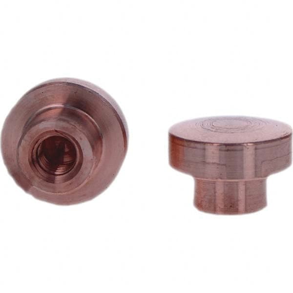 Tuffaloy - Spot Welder Tips For Use With: Socket Or Paddle Type Holder Type: Socket Tip F Nose (Radius) - Eagle Tool & Supply