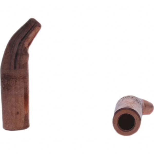 Tuffaloy - Spot Welder Tips For Use With: 5RW Electrode Holder Type: Single Bend Tip A Nose (Pointed) - Eagle Tool & Supply
